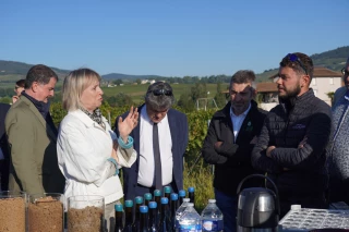 Beaujolais : remontées de terrain pour la préfète de région