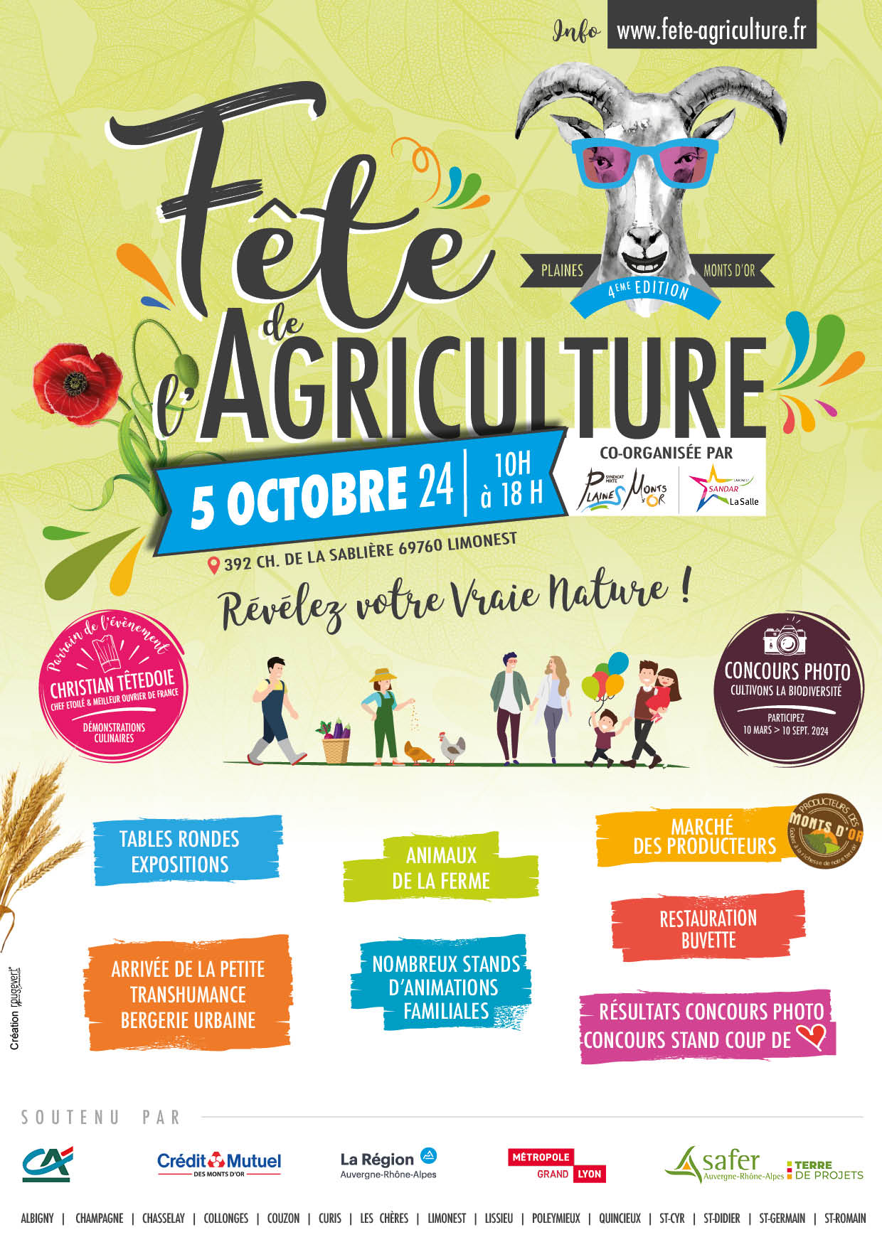 L’agriculture en fête le 5 octobre