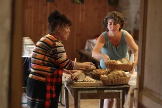 À Rivolet, l’ambiance des vendanges traditionnelles ne se perd pas