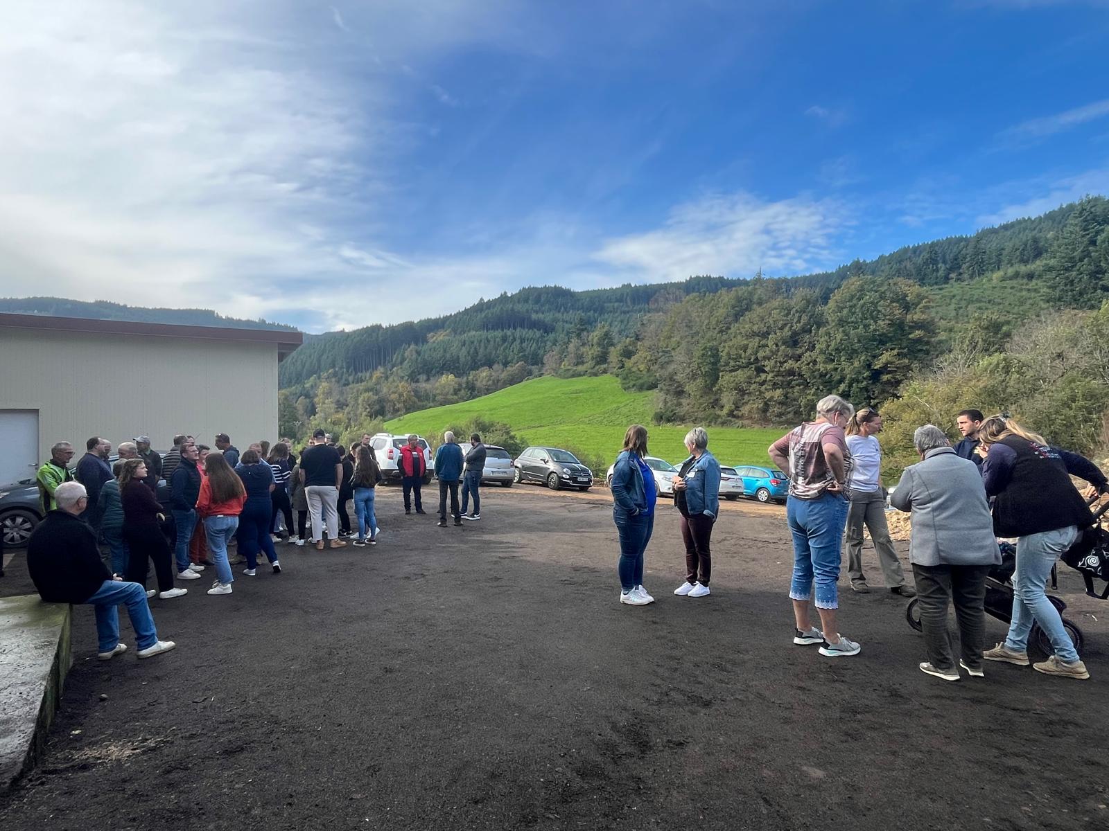 Inauguration du GAEC Elevage de la Goguette à St Just d’Avray 