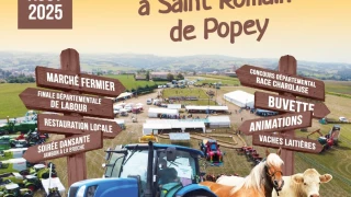 Dimanche 25 août, rendez-vous à Saint-Romain-de-Popey pour la Fête de l’agriculture !